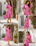 Floral Chex Dress