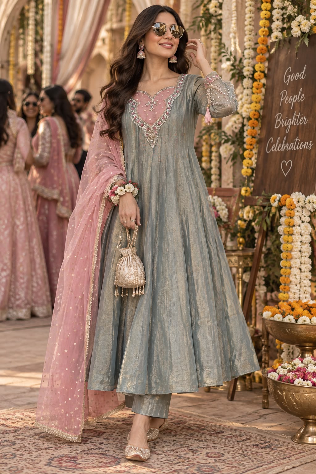 Salsa Anarkali Set
